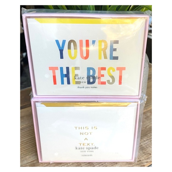 kate spade Office Kate Spade Greeting Card Set Two Boxed Sets